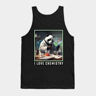 Panda bear scientist Tank Top